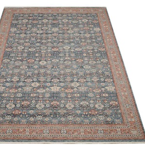 Teppich OCI DIE TEPPICHMARKE GRAND FASHION 01 Teppiche Gr. B: 240 cm 1 St., 5 mm, L: 340 cm, blau (blau, terra)