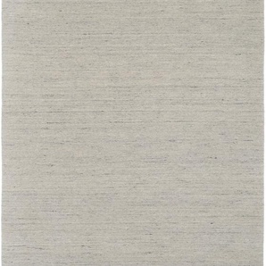 Teppich OCI DIE TEPPICHMARKE SAMBIA Teppiche Gr. B/L: 170 cm x 240 cm, 16 mm, 1 St., grau Esszimmerteppiche reine Wolle, Handloom, hochwertig verarbeitet, natürlich warm