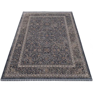 Teppich OCI DIE TEPPICHMARKE SOLIST TABI Teppiche Gr. B: 240cm, 7mm, L: 340cm, blau Wohnzimmer