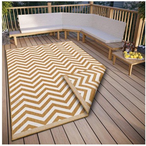 NORTHRUGS Teppich Palma Wendeteppich, rechteckig, Höhe: 5 mm, In-& Outdoor, Wetterfest, Balkon, Läufer, Wohnzimmer, Wasserfest