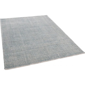 Teppich TOM TAILOR HOME Groove Teppiche Gr. B: 140cm, 15mm, L: 200cm, blau (türkis) modernes Design, edles Farbspiel, ideal im Wohnzimmer & Schlafzimmer