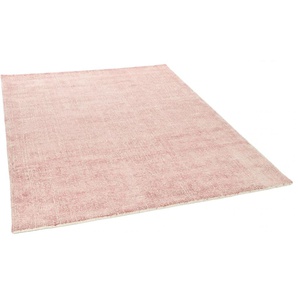 Teppich TOM TAILOR HOME Groove Teppiche Gr. B: 140cm, 15mm, L: 200cm, rosa (rosé) modernes Design, edles Farbspiel, ideal im Wohnzimmer & Schlafzimmer