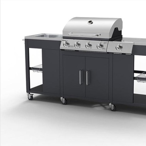 tepro tepro Gasgrill-Küche »Petersburg«, Gesamtleistung 17,2 kW