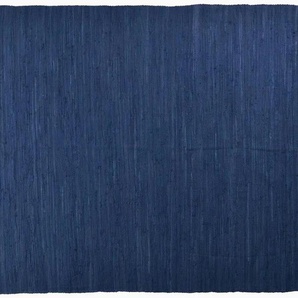 THEKO Teppich - blau - Baumwolle - 120 cm - 0,5 cm | Möbel Kraft