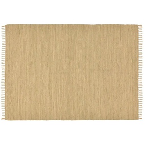 Theko Teppich  Happy Co ¦ beige ¦ Baumwolle ¦ Maße (cm): B: 40 H: 0,5