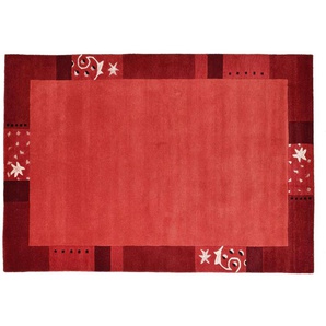 THEKO Wollteppich - rot - Wolle - 120 cm - 1,3 cm | Möbel Kraft