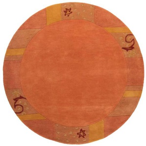 THEKO Wollteppich - rot - Wolle - 150 cm - 1,3 cm | Möbel Kraft