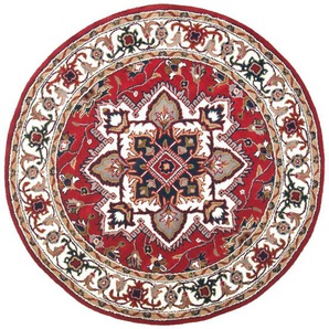 THEKO Wollteppich - rot - Wolle - 100 cm - 1,4 cm | Möbel Kraft