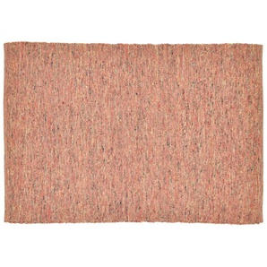 THEKO Webteppich - rot - Wolle - 140 cm - 1,2 cm | Möbel Kraft