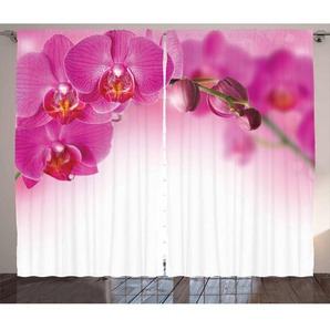 Rustikaler Vorhang, Exotische Orchid Feng Shui, Orchidee, Mehrfarbig