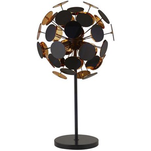 Xxxl Tischleuchte Discus, Schwarz, Gold, Metall, Kunststoff, 65 cm, Lampen & Leuchten, Innenbeleuchtung, Tischlampen, Tischlampen