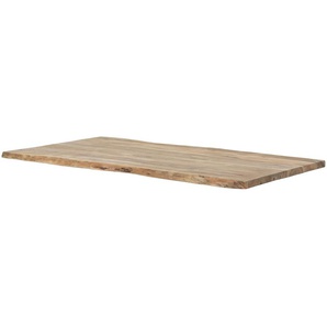 Tischplatte Tuxa massiv - holzfarben - Massivholz lackiert - 100 cm - 3,7 cm | Möbel Kraft