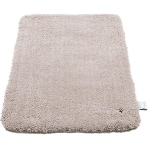 TOM TAILOR Badematte Cozy Bath UNI, Höhe 27 mm, rutschhemmend beschichtet, fußbodenheizungsgeeignet, Polyester, rechteckig, Badteppich, Uni Farben, rechteckig, rund und oval erhältlich