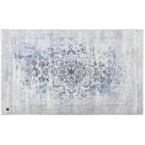 Tom Tailor Badteppich   Oriental ¦ blau ¦ Synthetik ¦ Maße (cm): B: 70 H: 0,7