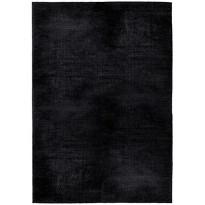 Tom Tailor Handwebteppich, Schwarz, Textil, rechteckig, 160x230 cm, für Fußbodenheizung geeignet, Teppiche & Böden, Teppiche, Moderne Teppiche