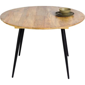 TOM TAILOR HOME Esstisch T-SOHO TABLE ROUND, runder Esstisch, Platte aus Mangoholz, Beine aus Metall