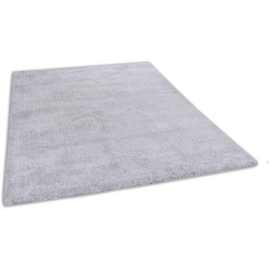 TOM TAILOR HOME Hochflor-Teppich Shaggy Teppich Cozy, rechteckig, Höhe: 25 mm, Uni Farben, auch in Pastell Farben, ideal im Wohnzimmer & Schlafzimmer