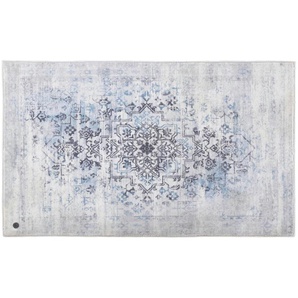 Tom Tailor Badteppich   Oriental ¦ blau ¦ Synthetik ¦ Maße (cm): B: 60 H: 0,7