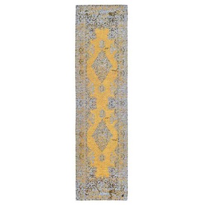 Tom Tailor Teppich  Funky Orient Kirman ¦ gold ¦ Synthetische Fasern ¦ Maße (cm): B: 75 H: 0,5