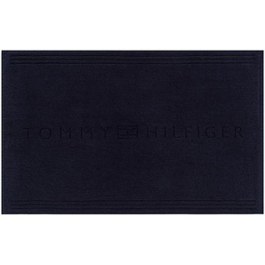 Tommy Hilfiger Badematte Plain, Dunkelblau, Textil, 60x120 cm, Badtextilien, Badematten