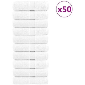 Premium-Gästetücher solund 50 Stk. Weiß 30x50cm 600 g/m²