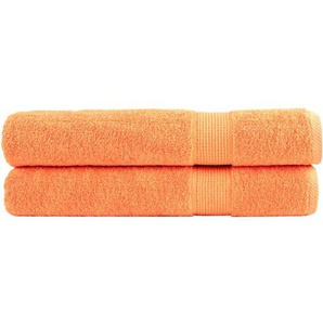 Premium-Handtücher solund 2 Stk. Orange 100x200 cm 600 g/m²