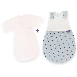 Träumeland Babyschlafsack 3tlg. Set LIEBMICH, Design Sternentraum blau (3 tlg)