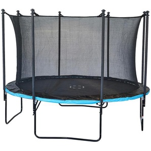 Xxxl Trampolin, Blau, Schwarz, Metall, Kunststoff, rund, 276 cm, Outdoor Spielzeug, Trampoline