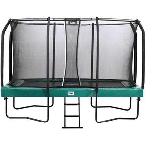 Xxxl Trampolin, Grün, Metall, 214x366 cm, Outdoor Spielzeug, Trampoline