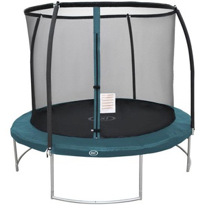 Xxxl Trampolin, Grün, Schwarz, Metall, Kunststoff, rund, 244x210x244 cm, EN 71, CE, Outdoor Spielzeug, Trampoline