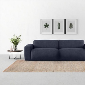 TRENDMANUFAKTUR Big-Sofa Braga, mit hochwertigem Kaltschaum, Megasofa, in Cord erhältlich, modernes Big-Sofa, Couch mit hohem Sitzkomfort, 254/72/107 cm (B/H/T)