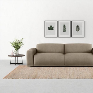 TRENDMANUFAKTUR Big-Sofa Braga, mit hochwertigem Kaltschaum, Megasofa, in Cord erhältlich, modernes Big-Sofa, Couch mit hohem Sitzkomfort, 254/72/107 cm (B/H/T)