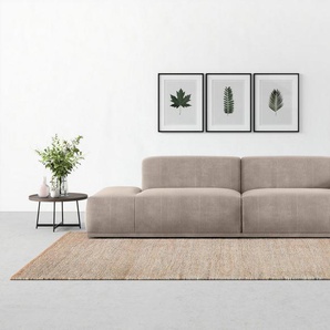 TRENDMANUFAKTUR Big-Sofa Braga, mit hochwertigem Kaltschaum, Megasofa, in Cord erhältlich, modernes Big-Sofa, Couch mit hohem Sitzkomfort, 277/72/107 cm (B/H/T)