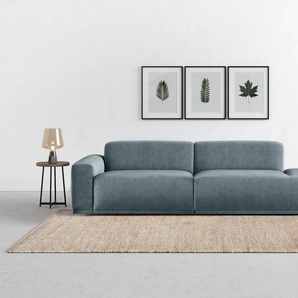 TRENDMANUFAKTUR Big-Sofa Braga, mit hochwertigem Kaltschaum, Megasofa, in Cord erhältlich, modernes Big-Sofa, Couch mit hohem Sitzkomfort, 277/72/107 cm (B/H/T)