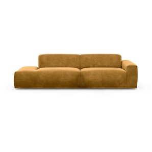 TRENDMANUFAKTUR Big-Sofa Braga, mit hochwertigem Kaltschaum, Megasofa, in Cord erhältlich, modernes Big-Sofa, Couch mit hohem Sitzkomfort, 277/72/107 cm (B/H/T)