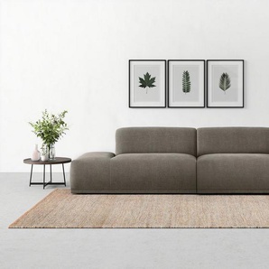 TRENDMANUFAKTUR Big-Sofa Braga, mit hochwertigem Kaltschaum, Megasofa, in Cord erhältlich, modernes Big-Sofa, Couch mit hohem Sitzkomfort, 277/72/107 cm (B/H/T)