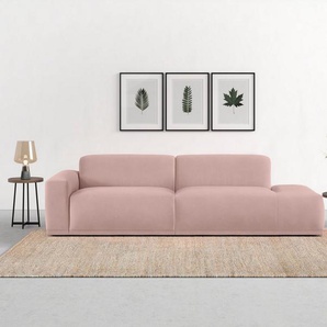 TRENDMANUFAKTUR Big-Sofa Braga, mit hochwertigem Kaltschaum, Megasofa, in Cord erhältlich, modernes Big-Sofa, Couch mit hohem Sitzkomfort, 277/72/107 cm (B/H/T)