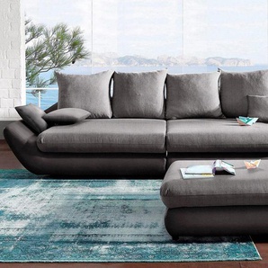 Trends by HG Big-Sofa Moon, frei im Raum stellbar