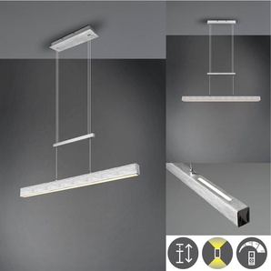 TRIO Leuchten LED Pendelleuchte PAROS, mehrere Helligkeitsstufen, LED fest integriert, Warmweiß, über Wandschalter dimmbar, höhenverstellbar, up and down Beleuchtung