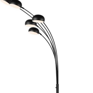 TRIO Leuchten Stehlampe DITO, Stehleuchte 5-flammig, Ein-/Ausschalter, ohne Leuchtmittel, Höhe 210 cm, Auslage 70 cm, mit 2 m Kabel, Kippschalter