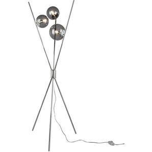 TRIO Leuchten Stehlampe Lance, ohne Leuchtmittel, Fußschalter, Leuchtmittel tauschbar
