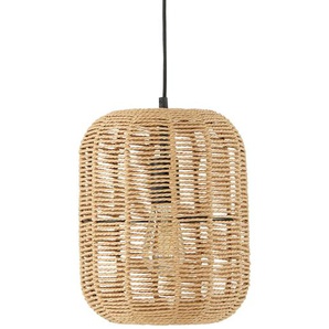 Trio Pendelleuchte, 1-flammig, Sisal braun - braun - Materialmix - 150 cm - [25.0] | Möbel Kraft