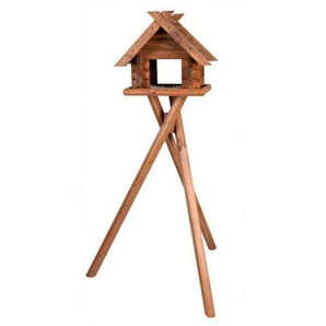 Trixie natura Vogelhaus mit Holzfu 47  40  36 cm140 m braun