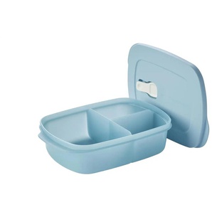 Tupperware Lunchbox MicroTup ¦ blau ¦ Kunststoff ¦ Maße (cm): B: 15,8 H: 23,5 T: 6