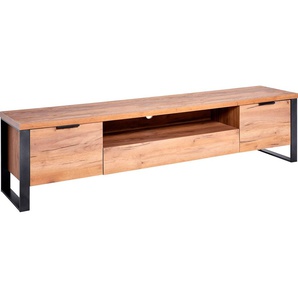 TV-Board JAHNKE LOOP Sideboards Gr. B/H/T: 180 cm x 45 cm x 39,5 cm, 1 St., braun (kerneiche) Breite ca. 180 cm