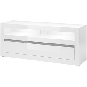 TV-Lowboard Carat | weiß | 150 cm | 63 cm | 42 cm |