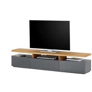 TV-Lowboard - grau - Materialmix - 180 cm - 39 cm - 40 cm | Möbel Kraft