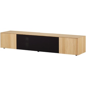 TV-Lowboard - holzfarben - Materialmix - 200 cm - 36 cm - 43 cm | Möbel Kraft