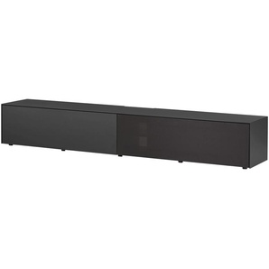 TV-Lowboard Stream - schwarz - Materialmix - 240 cm - 36 cm - 43 cm | Möbel Kraft