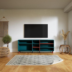 TV-Schrank Blaugrün - Moderner Fernsehschrank: Hochwertige Qualität, einzigartiges Design - 190 x 72 x 34 cm, konfigurierbar